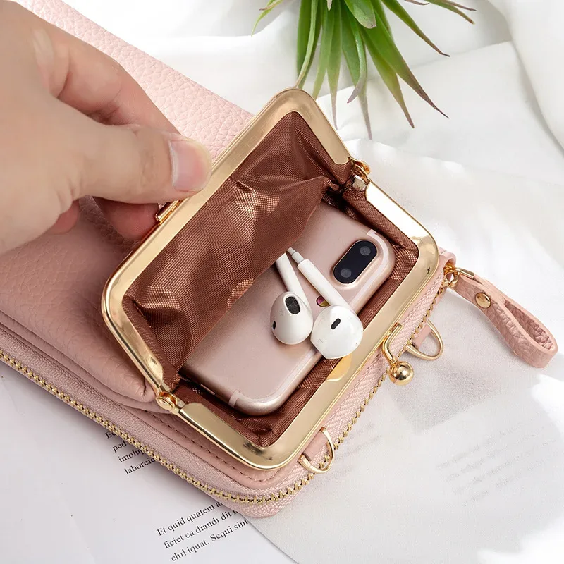 sac à bandoulière en cuir brodé sur mesure, petit sac messager, pochette pour téléphone, sac à main pour dames, mode, initié, 256