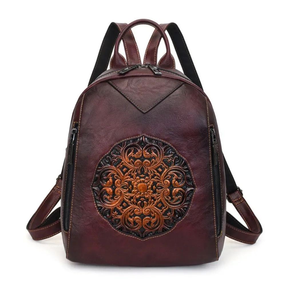 sacs à dos de luxe vintage 2026 pour femmes, sacs à main en cuir souple grande capacité, sacs à dos de voyage 