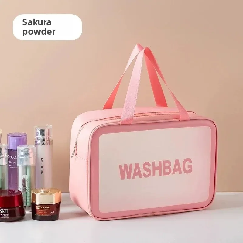 sac de voyage étanche de grande capacité pour cosmétiques, sac de toilette à séparation humide et sèche, sac de rangement pour la natation et le bain, portable et pratique