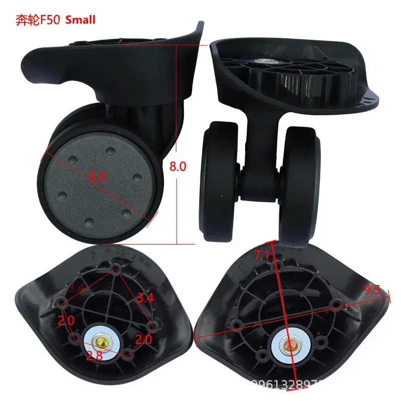 roues universelles de remplacement pour valise de 20/24 pouces, accessoires de valise, xiaomi muet 90 points