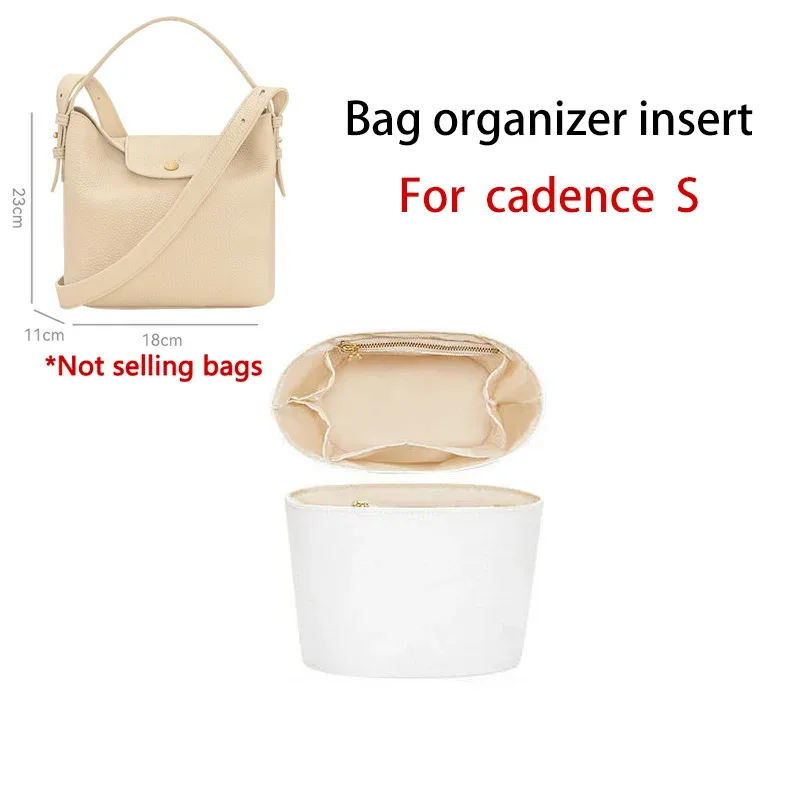organisateur de sac pour le cadence longchamp – insert imperméable et durable pour sac à main, support de rangement, accessoires de modification intérieure