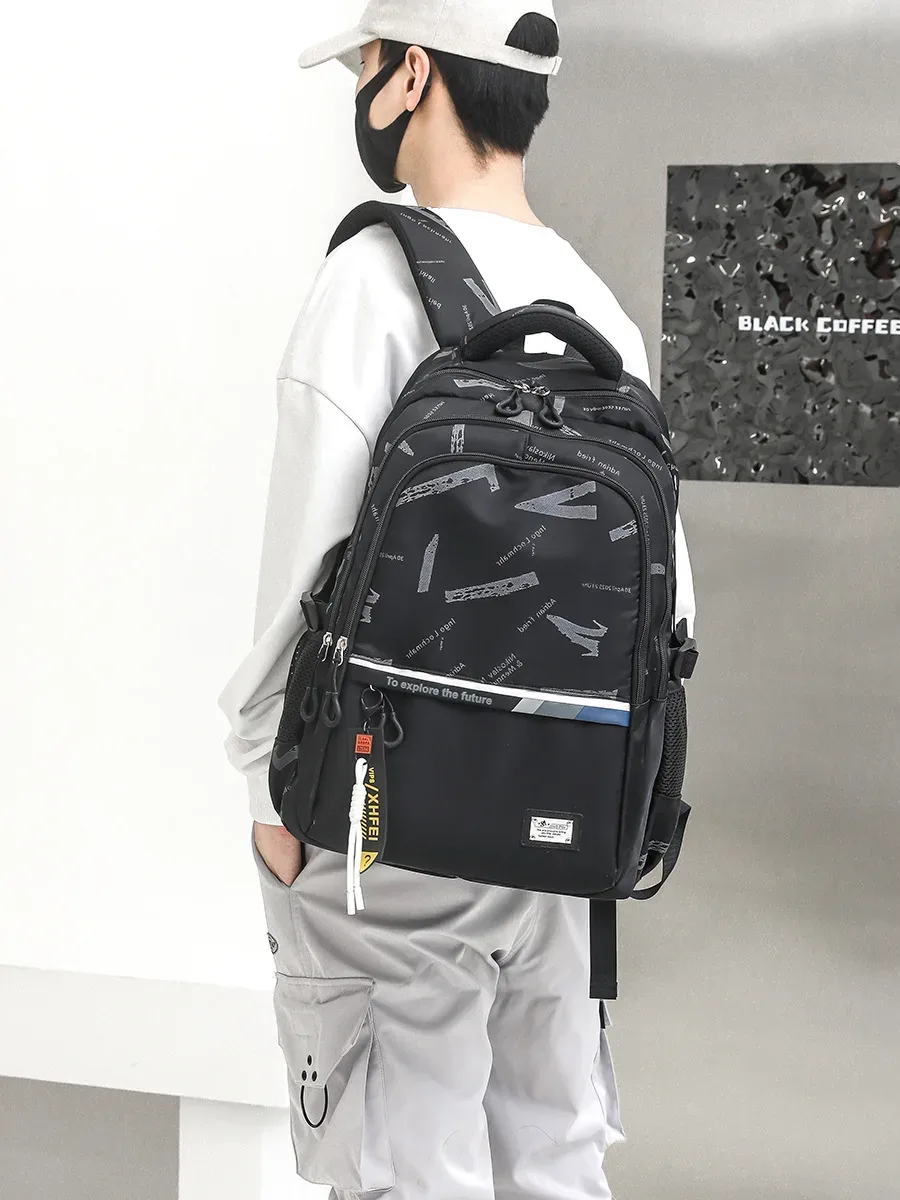 sacs à dos camouflage graffiti pour hommes, sacs d'école imperméables en oxford, sac pour ordinateur portable, sac à dos de voyage, cartable pour lycéen