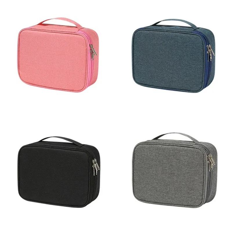 sac de rangement numérique portable de voyage double couche, câble de données, câble de chargement d'alimentation mobile, accessoires, boîte de rangement multifonction