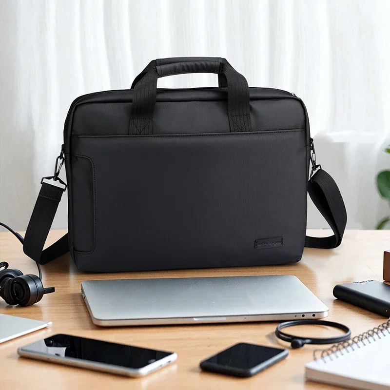mark ryden oxford oxford laptop briefcase 15.6'' sac fourre-tout résistant à l'eau pour les trajets professionnels