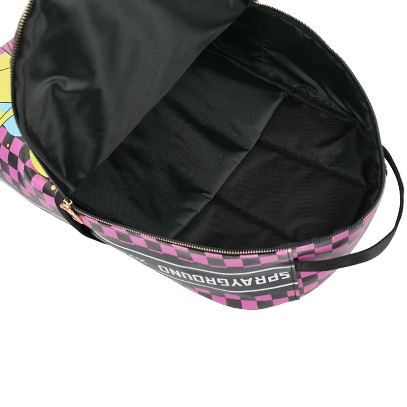 mode hommes et femmes pu graffiti grande capacité sac à dos étudiant sac à dos sac de voyage mochila mochilas de hombre sac d'école