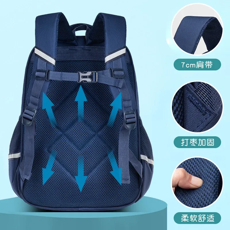 sac à dos d'école primaire étanche pour enfants, grands sacs orthopédiques de voyage pour garçons et filles