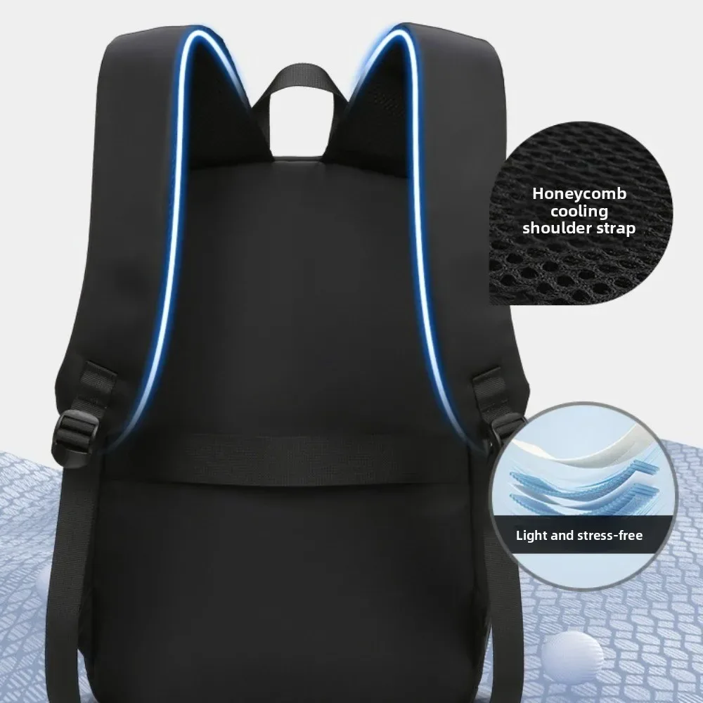 Sac à dos décontracté de grande capacité pour hommes, sac d'école multi-poches en tissu Oxford, sac d'école pour étudiants, sac pour ordinateur portable imperméable, Streetwear pour garçons