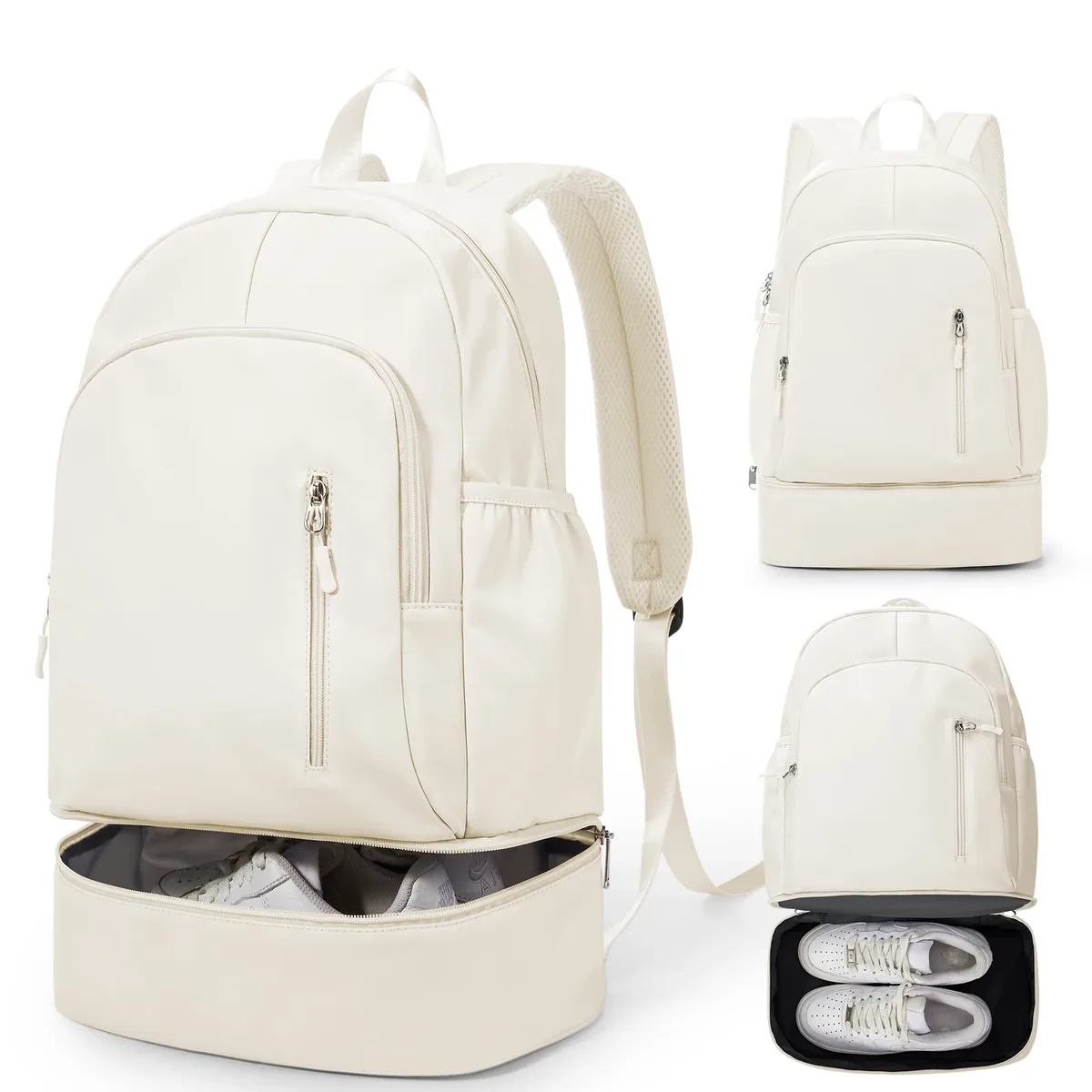 sac à dos de sport pour femmes et hommes, sac à dos de sport avec compartiment à chaussures, sac à dos de voyage pliable, sac de sport étanche pour la natation, le yoga