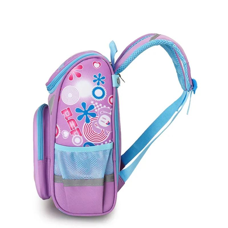 mignon dessin animé cerf filles sacs d'école princesse violet nylon enfants sacs à dos pour les élèves du primaire cartable enfants cartables