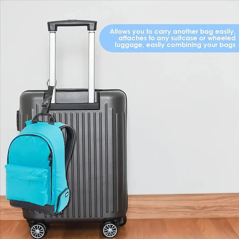 bagages de voyage légers et portables avec sangles fixes, sacs à dos, sangles externes, sacs extensibles à boucles, sangles de bagages