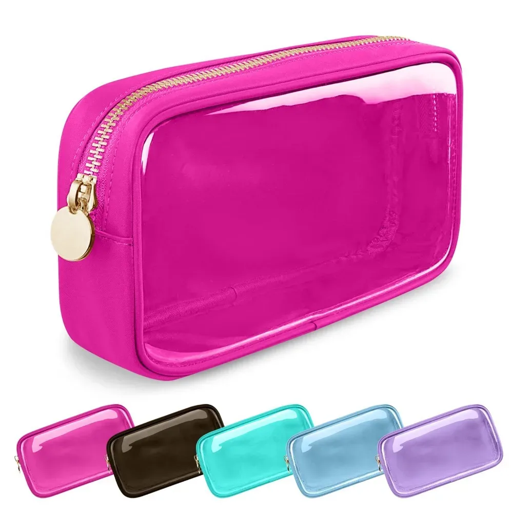 nouveau sac cosmétique en pvc grande capacité sac de maquillage transparent coque de rangement trousse de toilette femmes