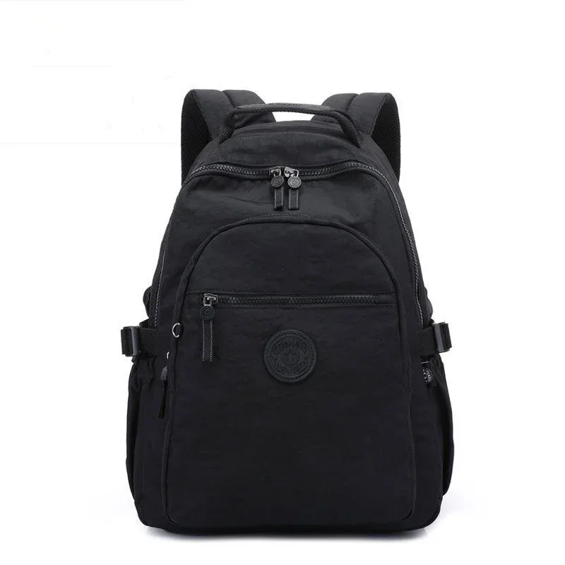 nesitu haute qualité léger étanche a4 ordinateur portable garçon fille hommes femmes sac à dos cartable sac de voyage bleu noir gris m0983