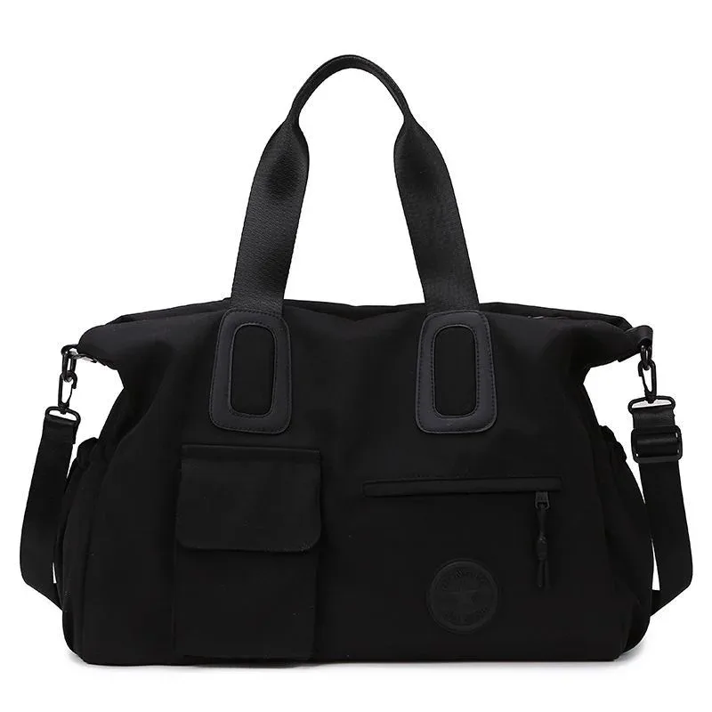 sac de voyage pour femmes, sac fourre-tout de grande capacité, léger et portable, sac de week-end, sac à bandoulière, sac de rangement pour salle de sport et fitness