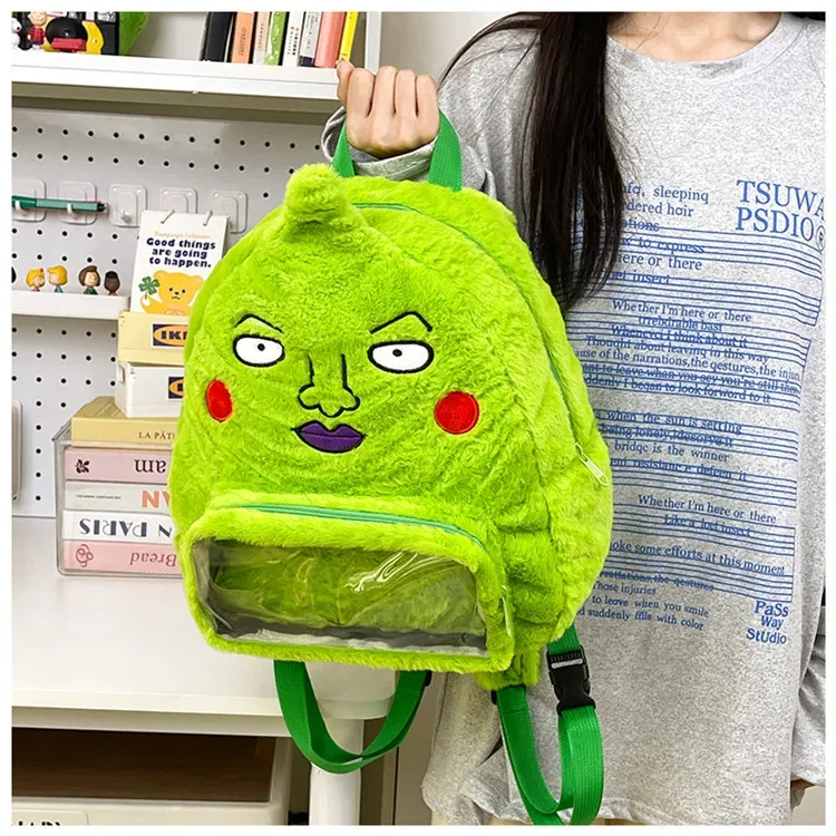sac à dos en peluche amusant et original, mignon et polyvalent pour collégiens et lycéens, sac à dos décontracté