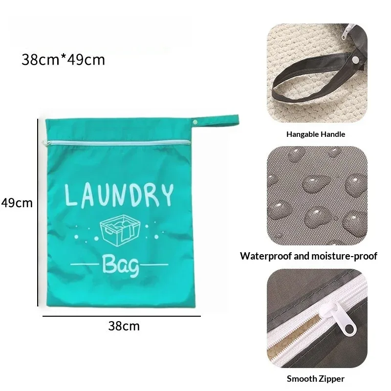 sacs de rangement étanches avec fermeture éclair, sacs de voyage portables pour vêtements sales, grande capacité, sacs organisateurs pour la natation, le fitness et la plage
