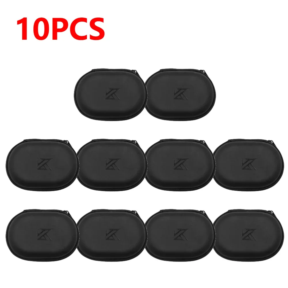 sac de rangement pour écouteurs filaires, 1 à 10 pièces, mallette de transport universelle pour écouteurs filaires, boîte de rangement en pu, sac organisateur pour kz ba10 as10 es4