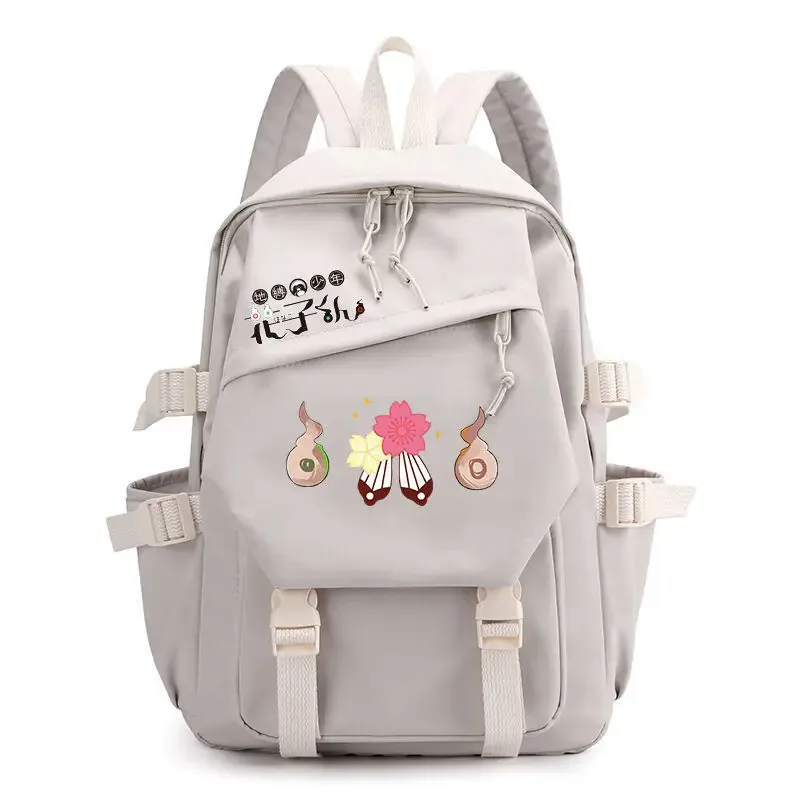 sac à dos hanako kun lié aux toilettes, sac d'école de dessin animé hanako yashiro nene minamoto kou, cartable de voyage pour étudiants de grande capacité