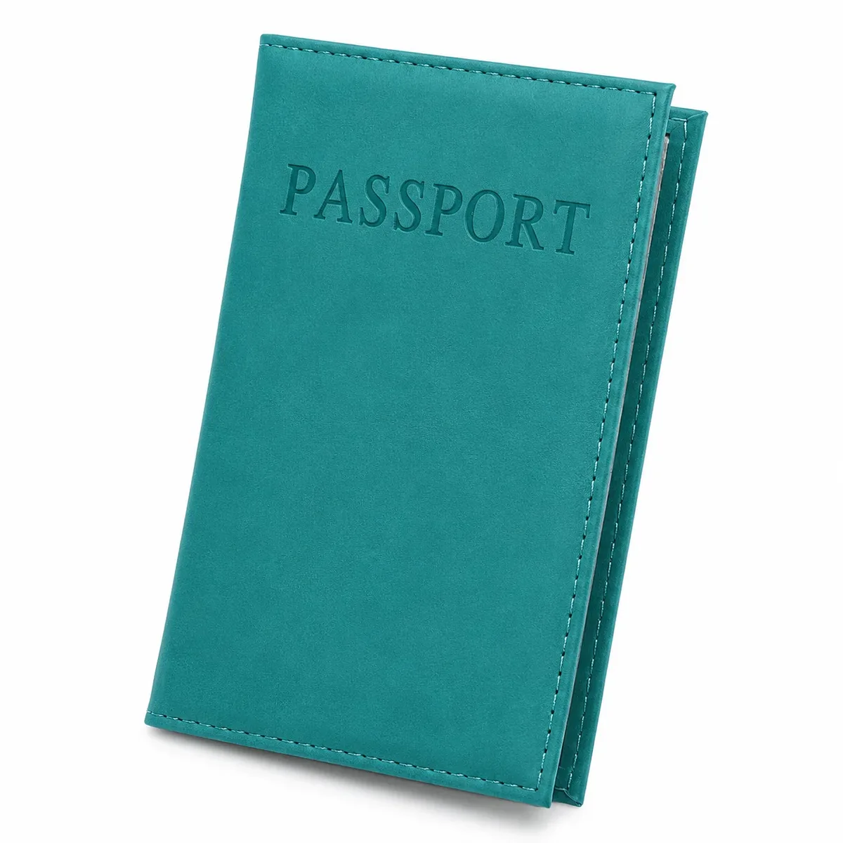 porte-passeport en cuir, étui de voyage fin pour documents, housse de protection pour passeport avec emplacements pour cartes pour les voyages