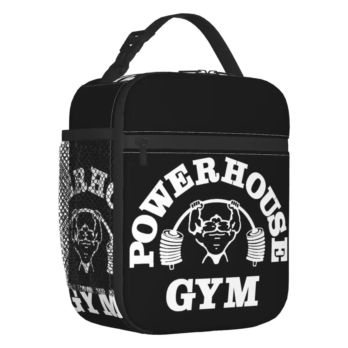 sac isotherme personnalisé powerhouse gym pour femme, sac fourre-tout portable, glacière thermique, boîte à lunch pour voyage, musculation et fitness