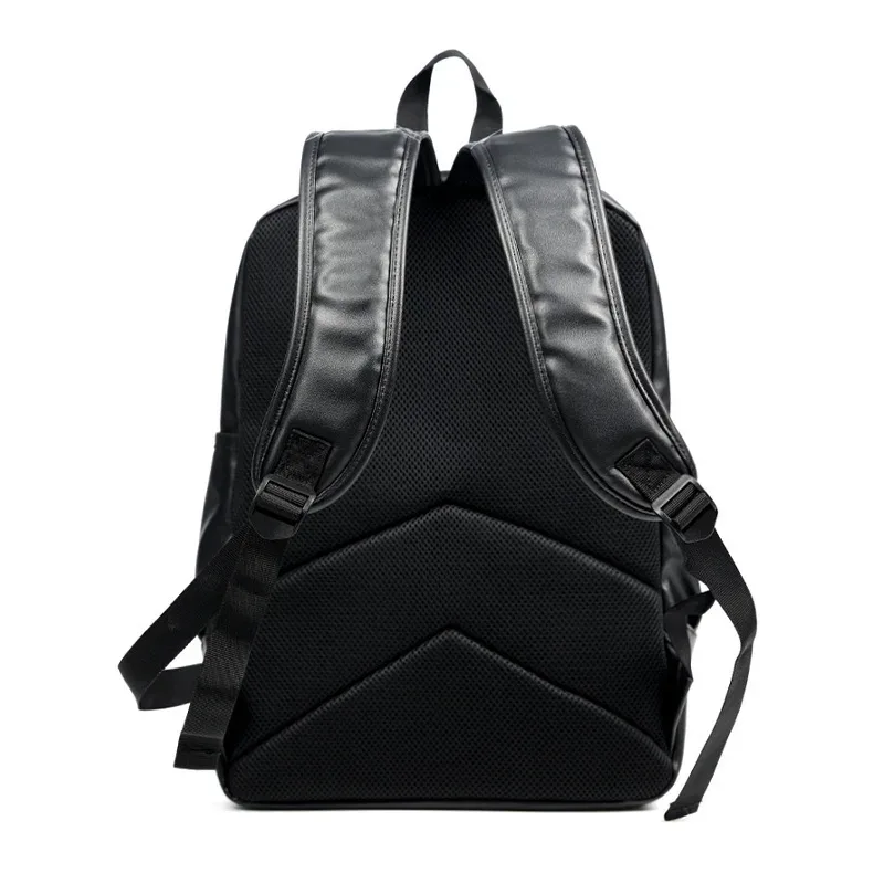 sac à dos en cuir pu pour hommes, sac de voyage étanche, décontracté, pour ordinateur portable de 14 pouces