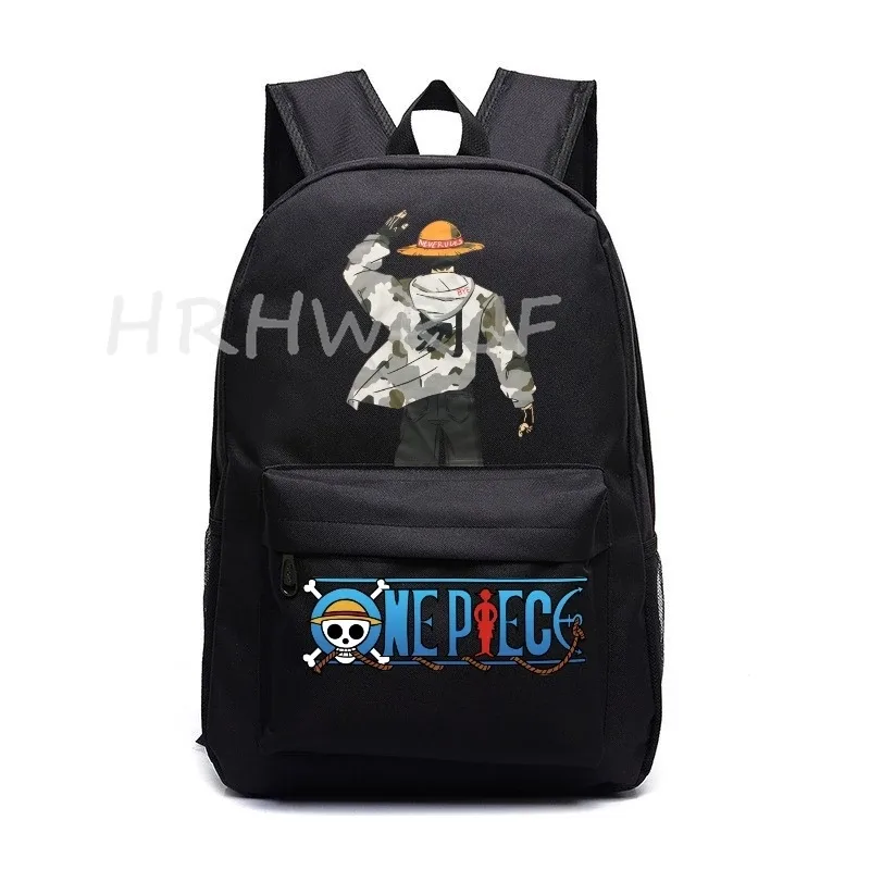 sac à dos one piece monkey d luffy pour adolescents, sac à dos en nylon pour filles, sac à dos mignon pour femmes, sac à dos pour ordinateur portable, sac de voyage, sac à dos de grande capacité, unisexe
