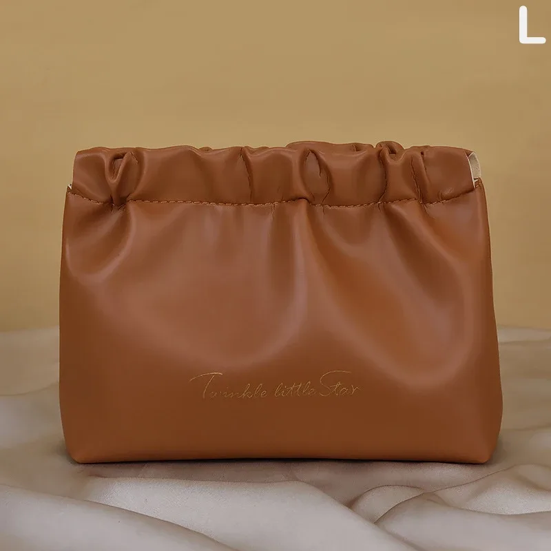 pochette portable pour dames, petits sacs à cosmétiques, mini sac de rangement simple en pu pour rouge à lèvres et maquillage, organisateur numérique de bijoux clés pour femmes