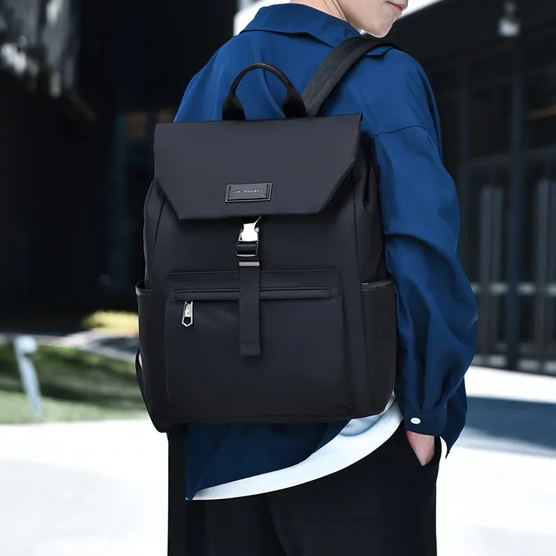 sac à dos décontracté hommes grande capacité sacs à dos pour hommes d'affaires 15.6 pouces sac à dos pour ordinateur portable étanche sac à main sac à bandoulière cartable