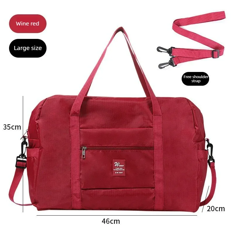 sacs de voyage pliables grande capacité, sacs à main étanches, sacs de vêtements portables, sacs de sport à poignée télescopique, sacs de rangement pour vêtements