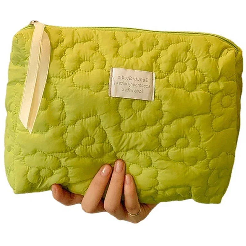 trousse de maquillage à motif floral pour femme, trousse à cosmétiques, trousse de toilette, trousse à fermeture éclair, trousse de voyage pour poudres lavantes, trousse de maquillage pour femme