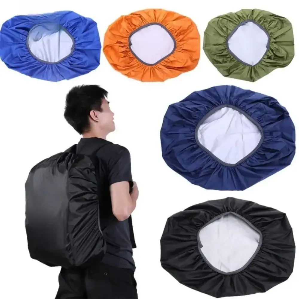 nouvelle housse de pluie imperméable pour sac à dos, sangle élastique réglable, housse de pluie anti-poussière, protection légère pour sac à dos, randonnée