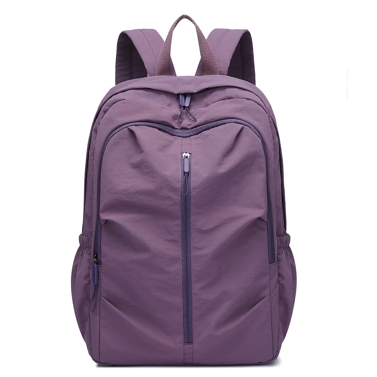 sac à dos pratique et élégant, grande capacité, unisexe, décontracté, résistant à l'eau, en nylon, pour voyage, pour ordinateur portable, pour les déplacements quotidiens