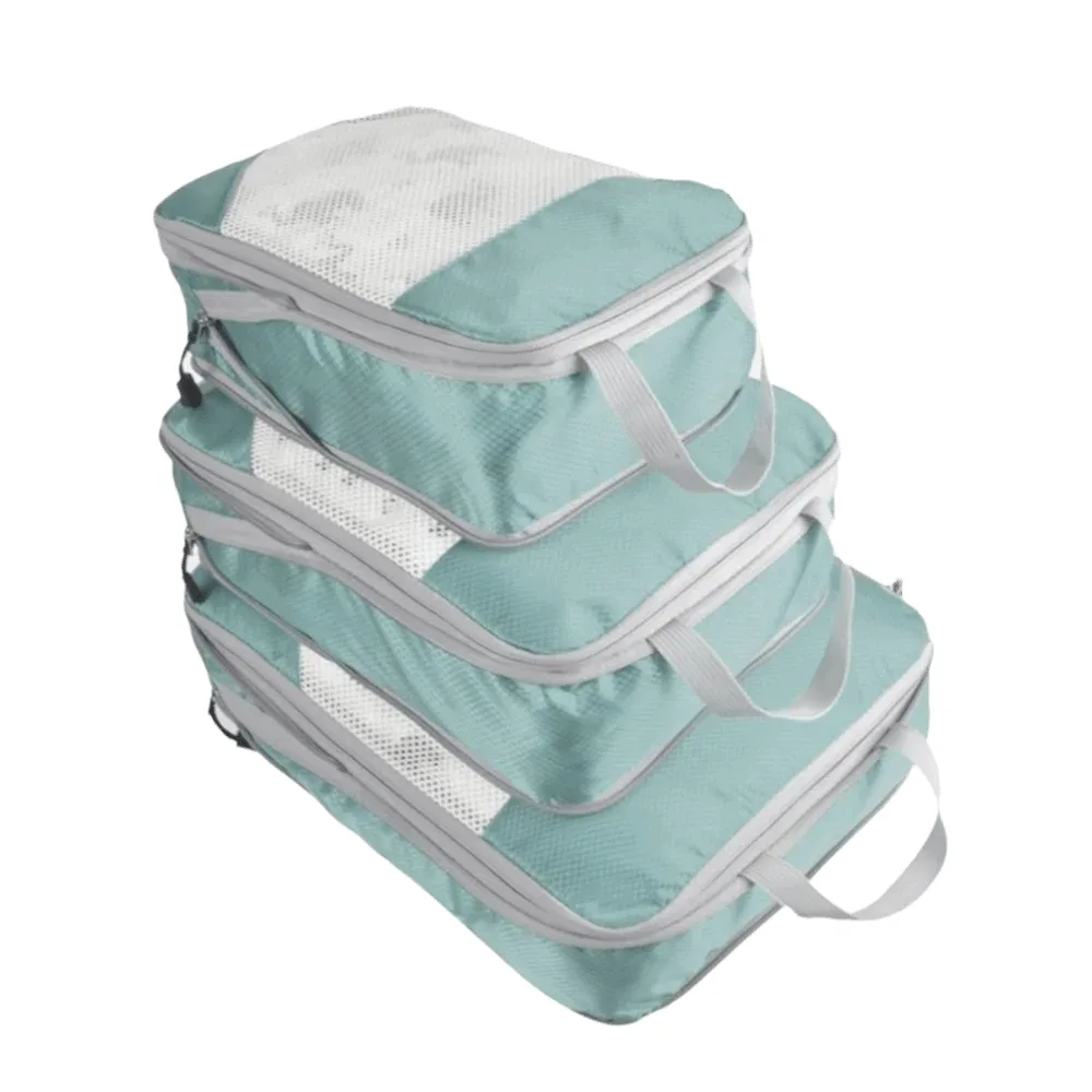 sacs de rangement de voyage pliables et extensibles en nylon, cubes de compression étanches pour vêtements, organisateurs de vêtements peu encombrants pour avion