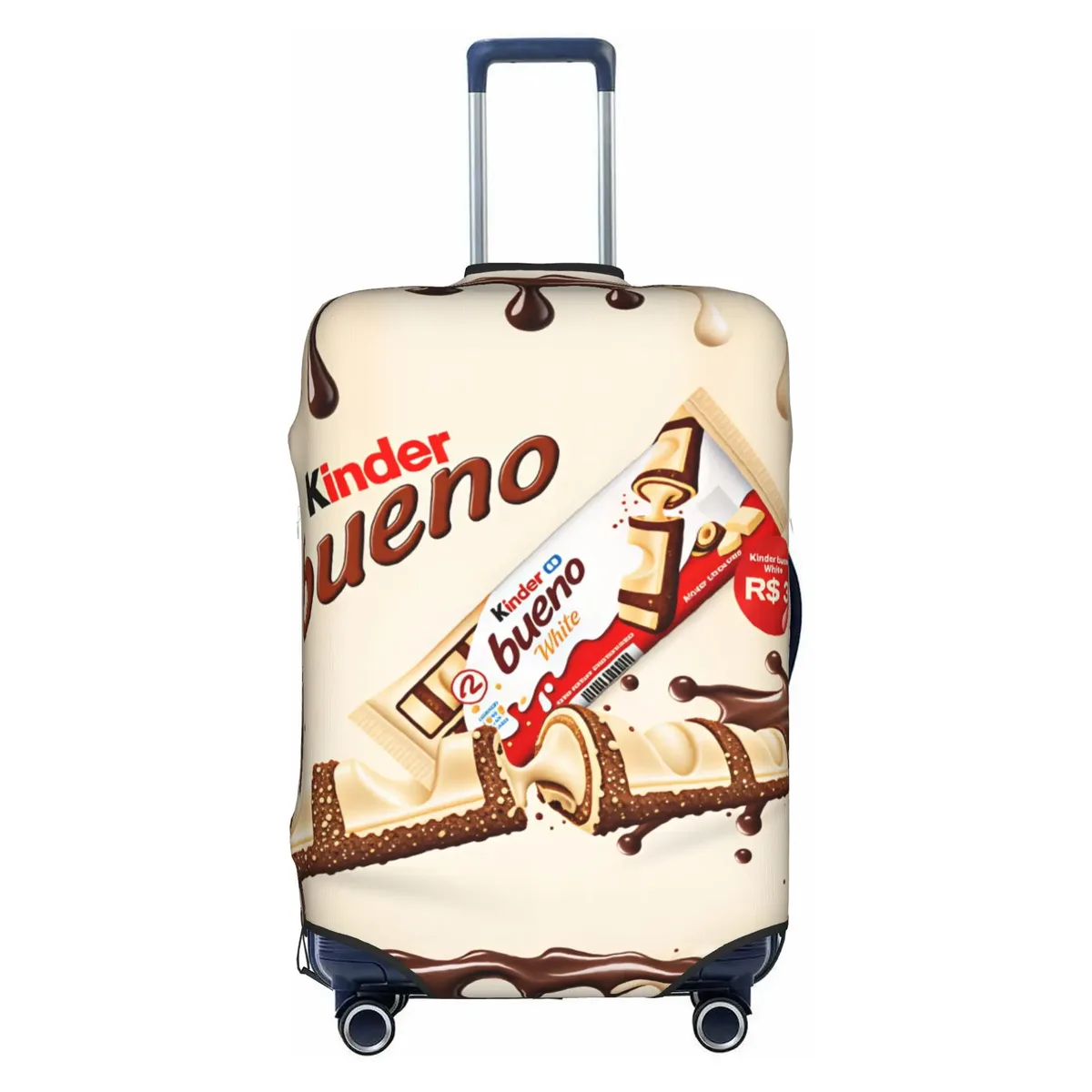 k-kinders chocolate b-buenos housse de protection pour bagages, housses de valise de voyage mignonnes pour 18-32 pouces