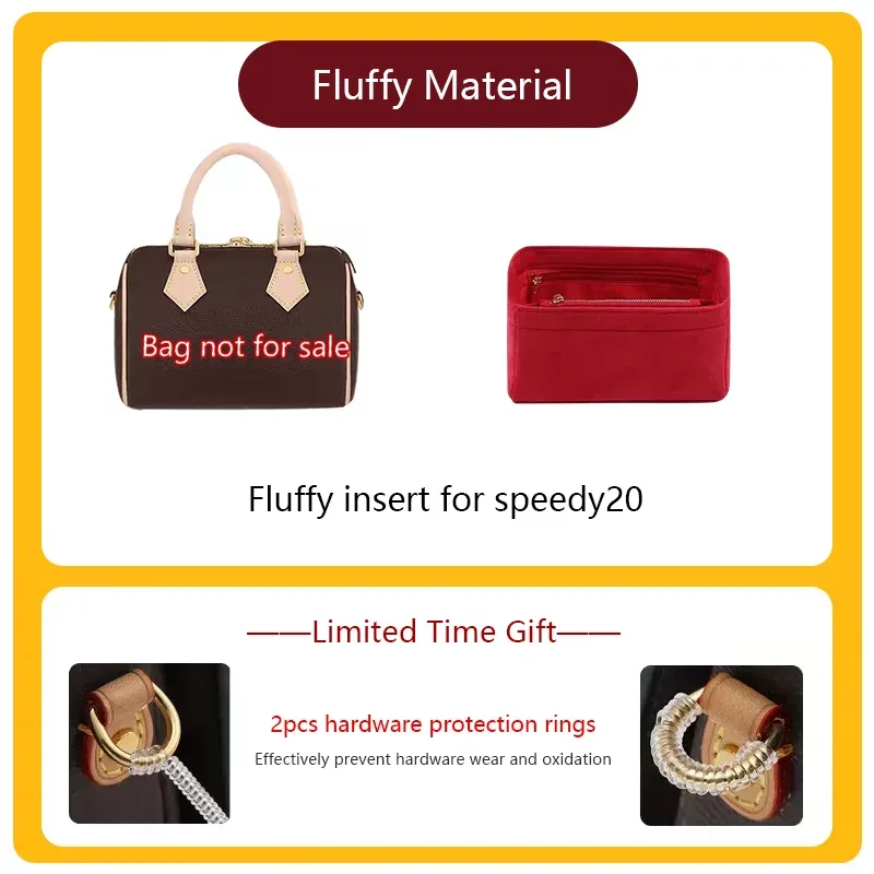 sac organisateur insérer pour lv speedy20 sac léger organisateur insérer stockage dupont papier sac support sac accessoires