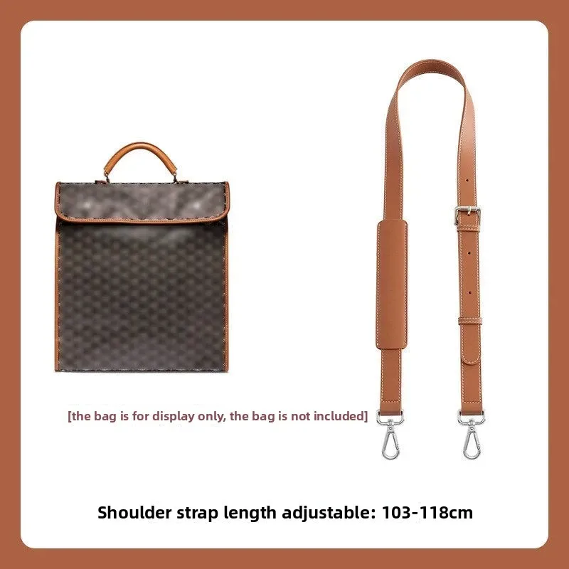 accessoires de sac de luxe en cuir véritable, sangle réglable avec fermeture magnétique, remplacement pour un confort optimal des épaules, sac à dos de créateur haut de gamme