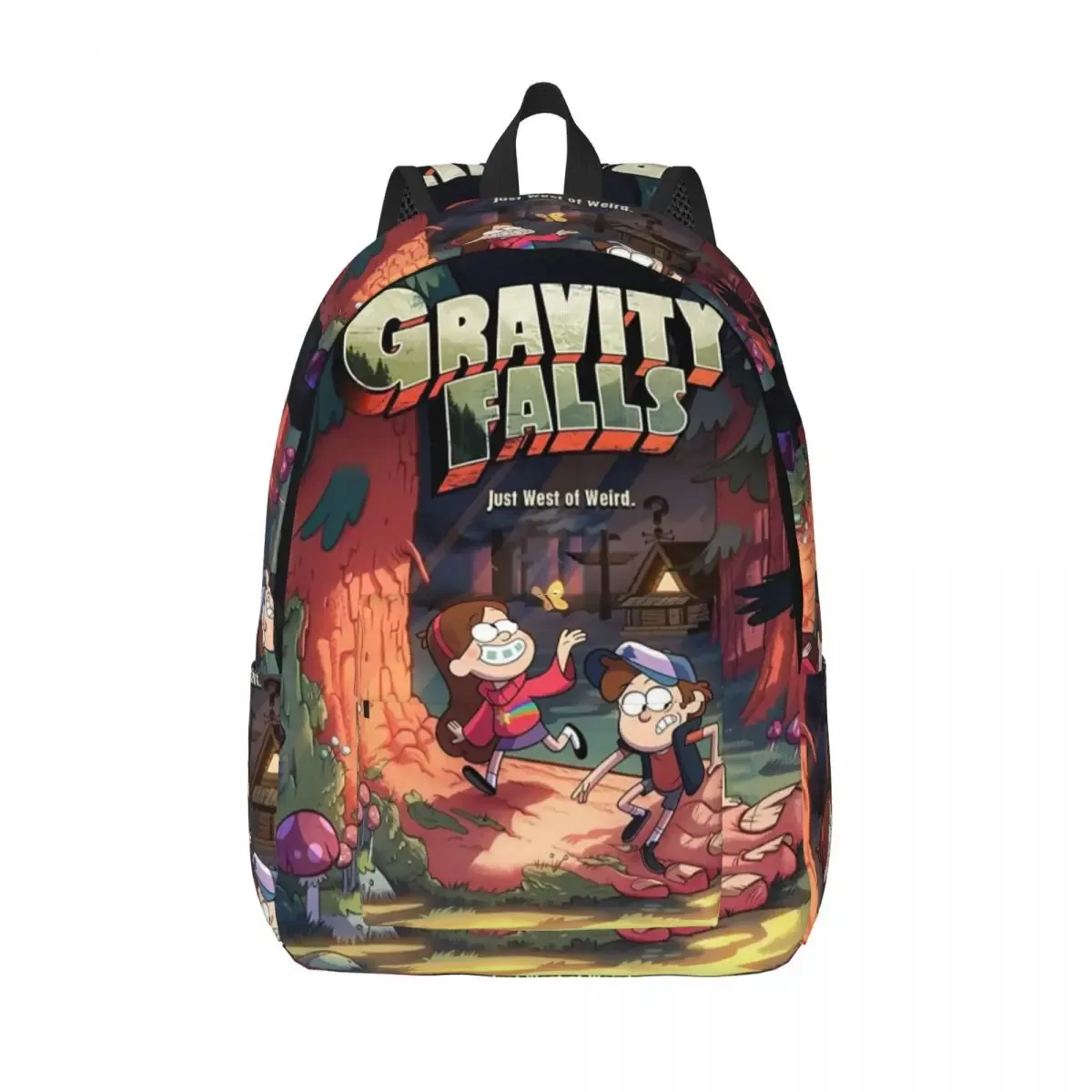 gravitys falls sac à dos pour étudiants, sac d'école, sac à dos de randonnée, sac de voyage pour hommes et femmes, sac à bandoulière