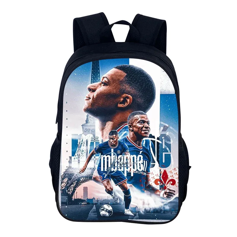 sac à dos de sport de football m-mbappes, sac d'école pour garçons et filles, sac à dos de sport pour joueur d'étoiles, sacs de livres pour le meilleur cadeau
