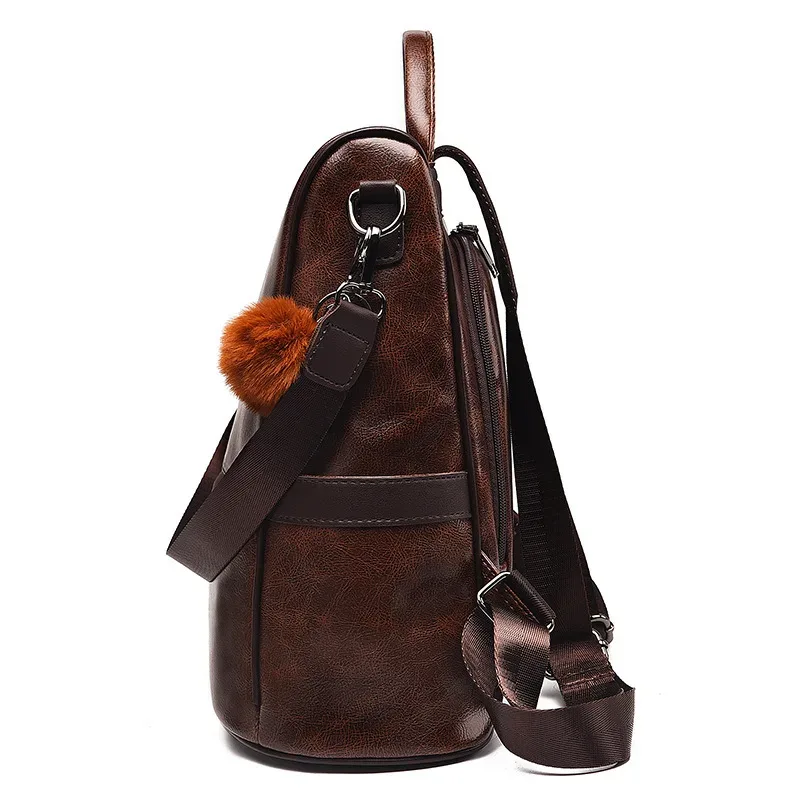sacs à dos vintage femmes en cuir sac à dos mode anti-vol femmes sacs à dos de haute qualité loisirs sacs à bandoulière mochila
