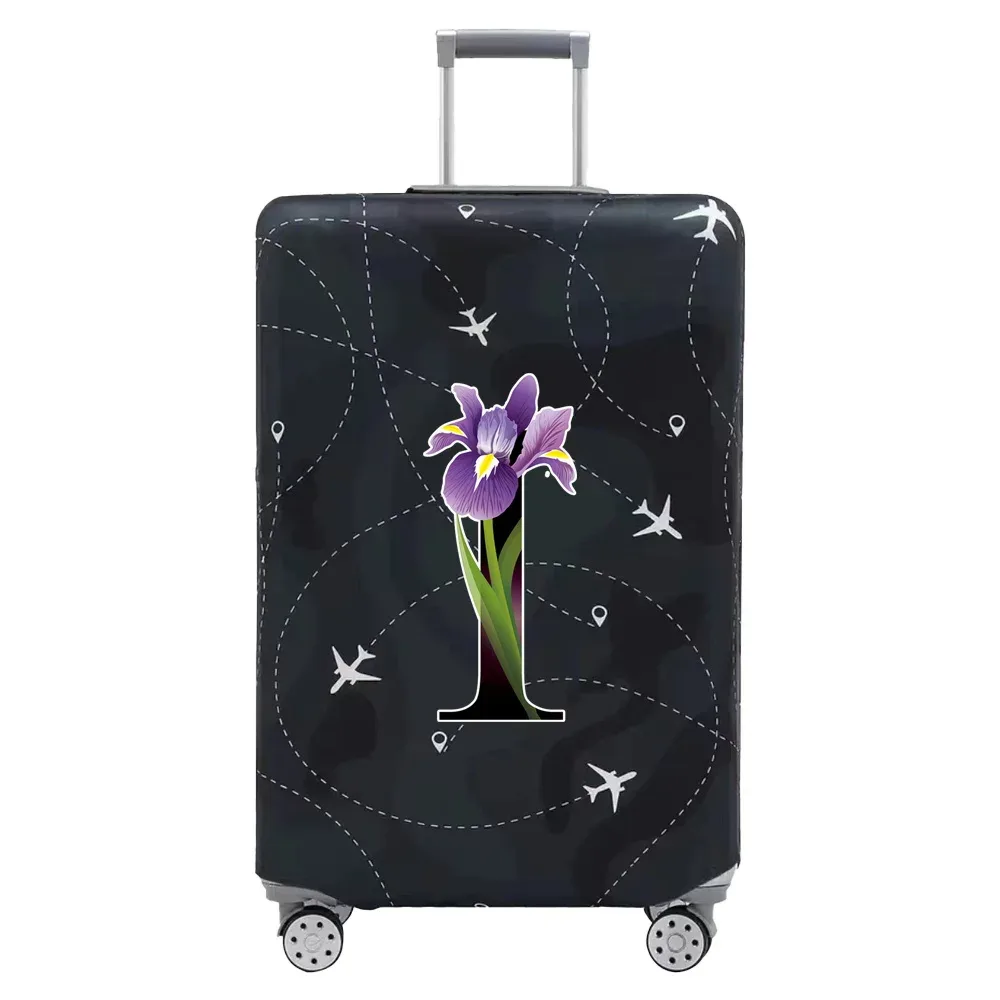 housse de protection pour bagages, accessoires de voyage, anti-poussière et résistante à l'usure, série letter, 18-32 pouces
