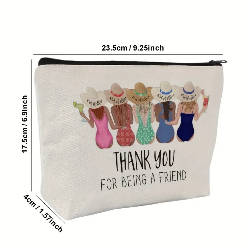 une trousse de maquillage super mignonne, idéale pour les voyages, et également un cadeau d'anniversaire parfait pour une amie. articles essentiels légers, utilisés pour l'orgue