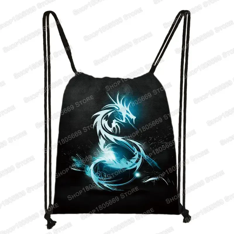 sac à dos en toile à cordon de serrage pour enfants, sac de voyage pour adolescents, garçons et filles