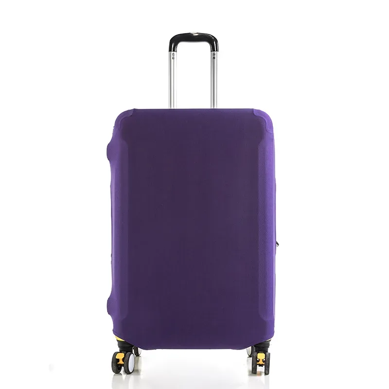 housse de protection pour valise de voyage, housse de protection pour bagages, couleur unie, adaptée aux valises de 18 à 32 pouces.-zmt