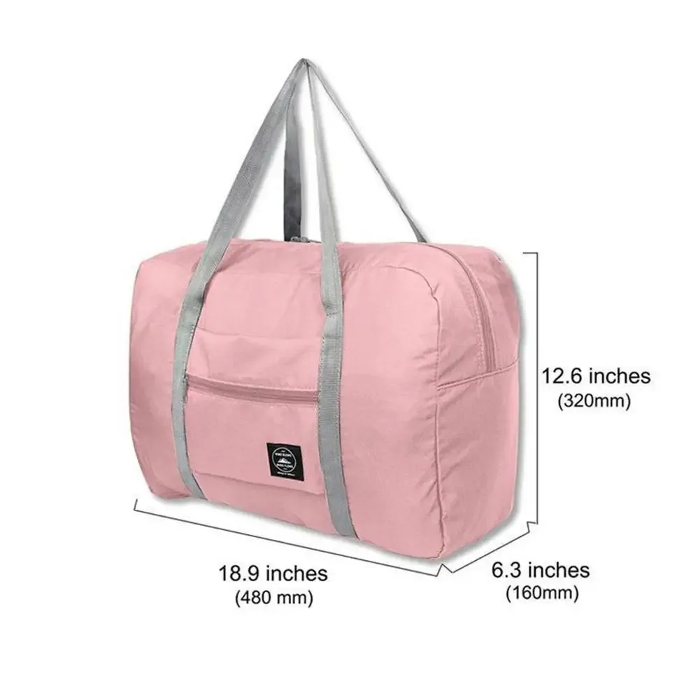 sac de voyage grande capacité pliable, sac de rangement léger et portable pour poignée de valise