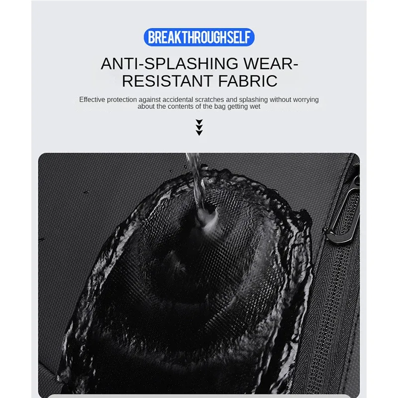 sac à dos pour ordinateur portable avec logo personnalisé pour hommes, 17 pouces, multi-poches, extensible, étanche, pour l'école, voyage d'affaires, impression