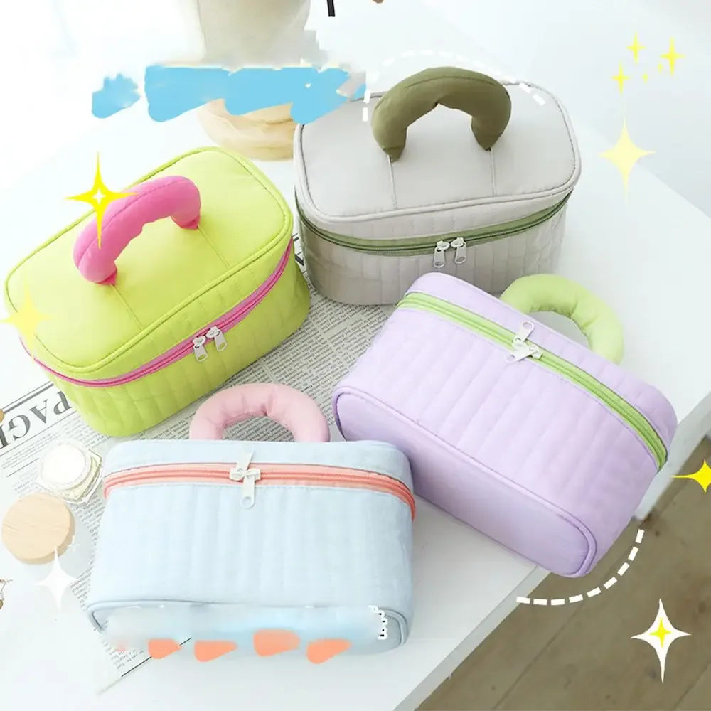 sac à cosmétiques multifonctionnel pour femmes, carré, triangulaire, simple, à la mode, trousse de toilette de voyage, sac de rangement, trousse de maquillage
