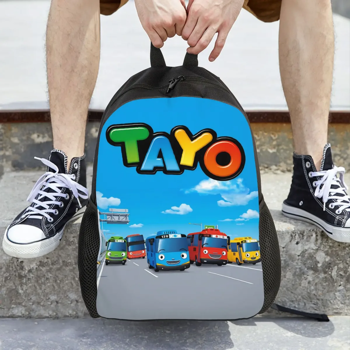 tayo the little bus sac à dos pour tout-petits pour enfants garçons et filles, sacs à dos adorables pour enfants d'âge préscolaire