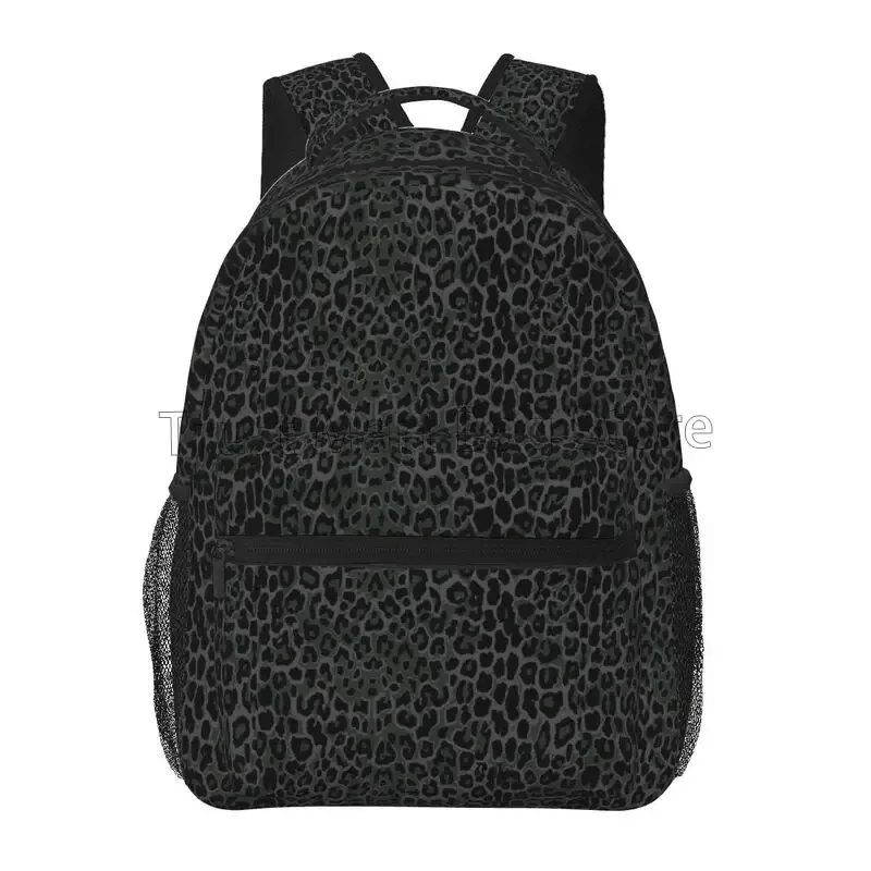Sacs à dos de voyage imprimés léopard noir, sac d'école léger pour étudiant, sac à dos unisexe pour ordinateur portable, pour voyage, randonnée, Camping