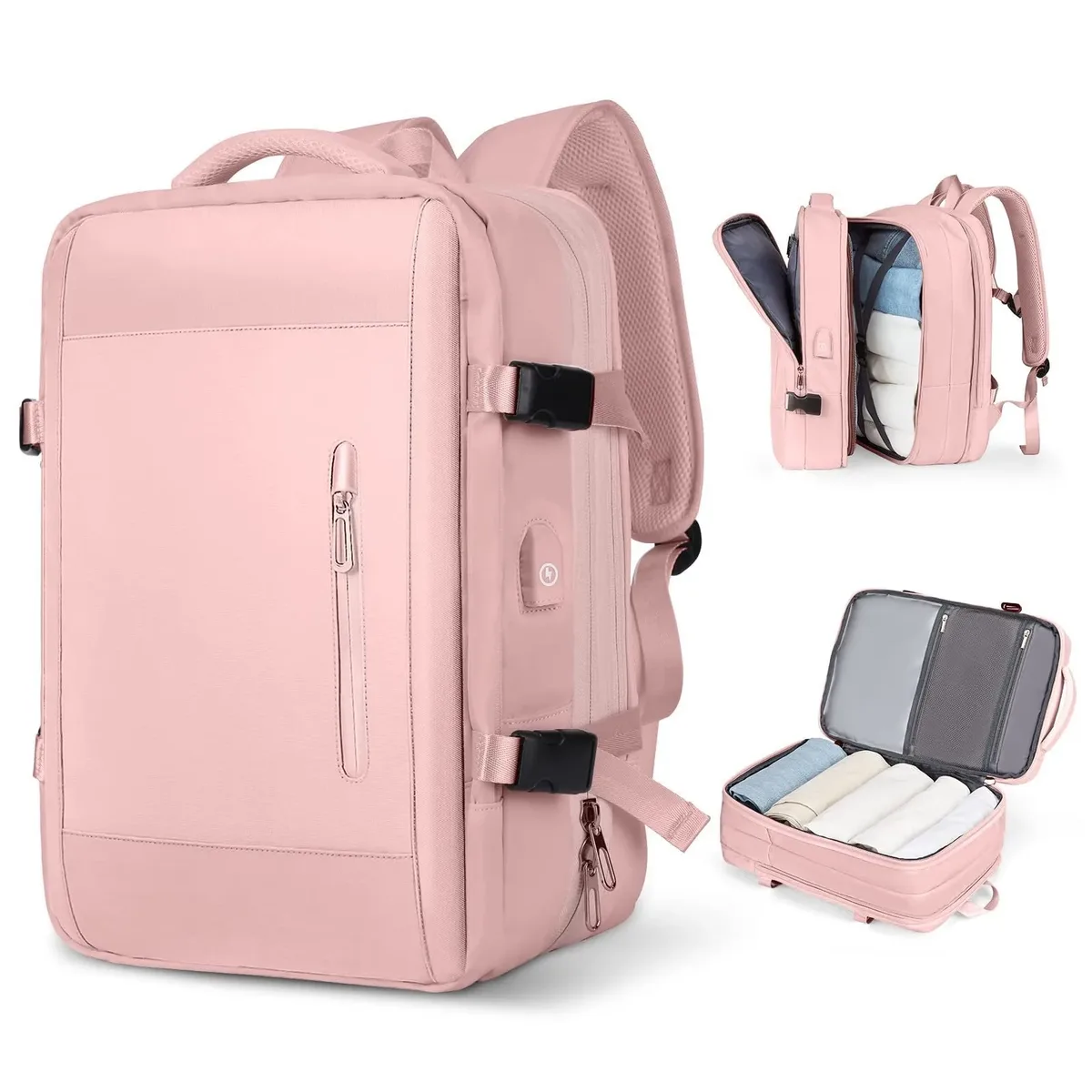 sacs à dos de charge multifonctionnels de grande capacité, sacs d'affaires, sac à dos de voyage extensible en avion, sac pour ordinateur portable, bagages, nouveau