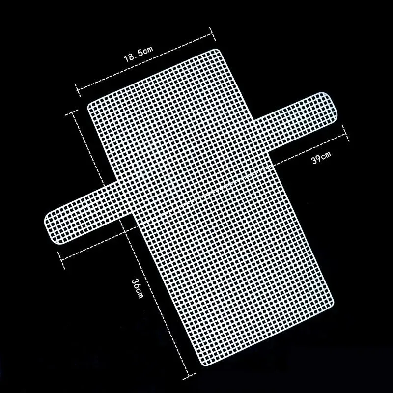 kit de tissage auxiliaire en maille plastique, sac à bandoulière, tissu en maille plastique, matériel de couture pour bricolage, fabrication de sac de tissage