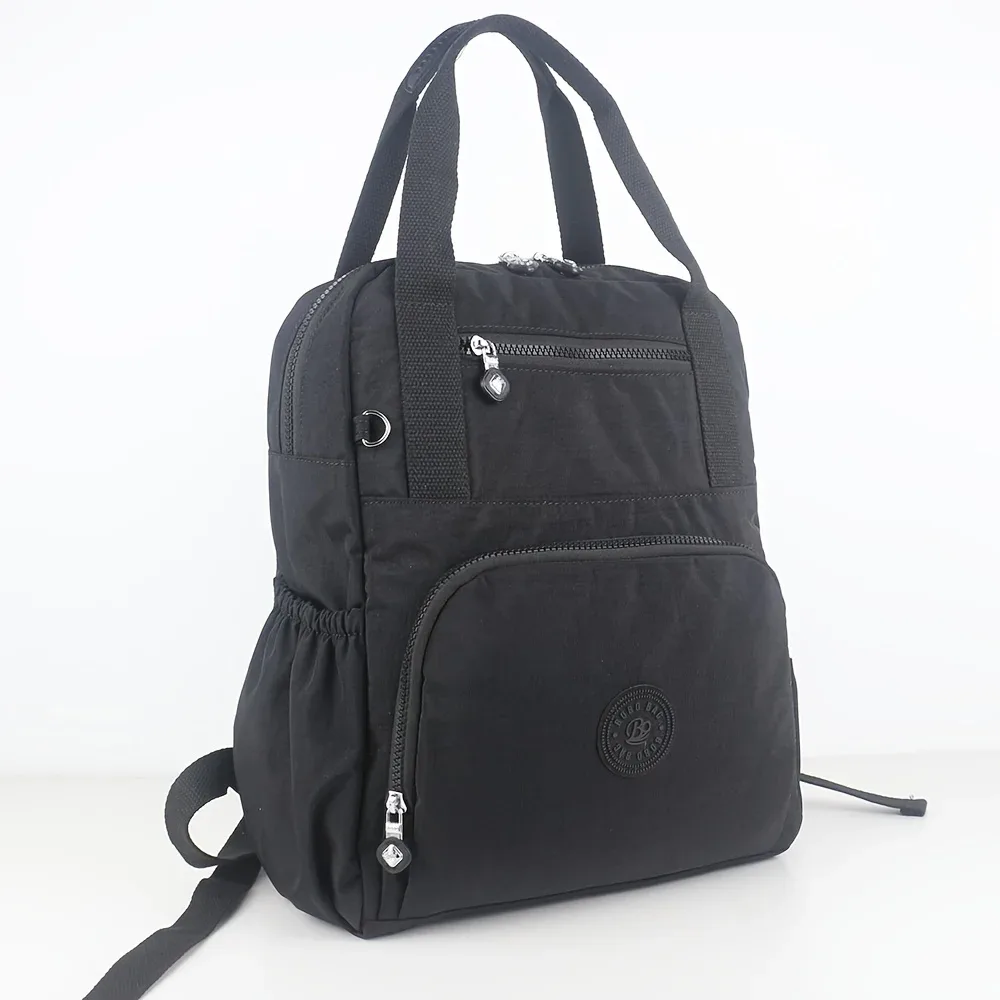 sac à dos femme, sac à dos de voyage, cartable d'école, grande capacité et poches multiples, matière nylon.